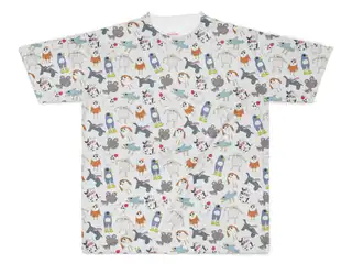花咲みやび 「花咲の森」フルグラフィックTシャツ フルグラフィックTシャツ - XL - 両面印刷の公式画像
