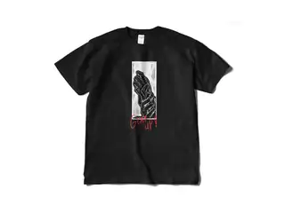 Etna Crimson "GEAR UP" Original T-Shirt Design B - Black XLの公式画像
