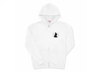 町田ちま　ちまぱーかー　その2 ジップパーカー - XL - ホワイトの公式画像