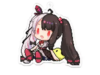 Lilly Crown アクリルキーホルダー 夜見れな - 70 x 70 (mm)