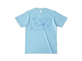 天宮こころ 夏グッズ2023/色Tシャツ みゃがいっぱいてぃー - ライトブルー -Sの公式画像