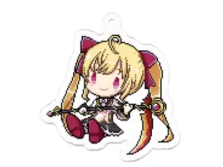 Lilly Crown アクリルキーホルダー 鷹宮リオン - 50 x 50 (mm)