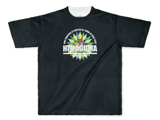 本間ひまわり　フルグラフィックTシャツ フルグラフィックTシャツ 黒 - L - 両面印刷の公式画像