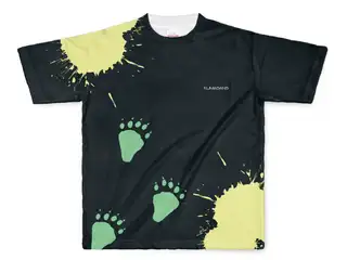 森中花咲 オリジナルフルグラフィックTシャツ フルグラフィックTシャツ - L -(黒)の公式画像