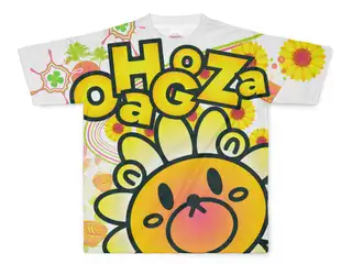 本間ひまわり オリジナル フルグラフィックTシャツ くまわりさん - L - 両面印刷の公式画像
