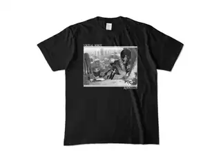 ＜新＞　ロボ子さん バーチャルロボットTシャツ「モノクロ黒」 カラーTシャツ - M - ブラック (濃色)の公式画像