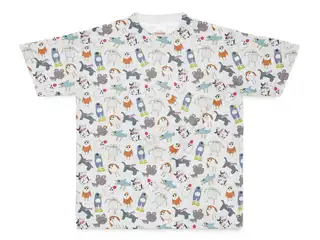 花咲みやび 「花咲の森」フルグラフィックTシャツ フルグラフィックTシャツ - M - 両面印刷の公式画像