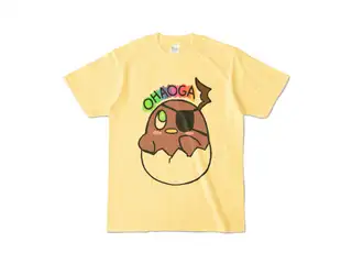 荒咬オウガ 活動半年&4万人記念オリジナルTシャツ 【ライトイエロー・Sサイズ】チュンがみTシャツの公式画像