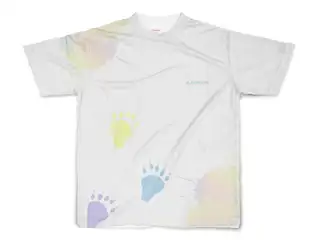 森中花咲 オリジナルフルグラフィックTシャツ フルグラフィックTシャツ - S -(白)