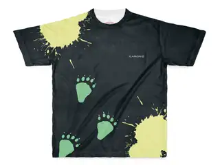 森中花咲 オリジナルフルグラフィックTシャツ フルグラフィックTシャツ - M -(黒)の公式画像