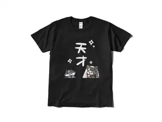 あくまじカフェ喫茶Tシャツ あくまじ①-黒Lの公式画像