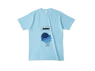天宮こころ オリジナルTシャツ(カラー) カラーTシャツ - L - ライトブルーの公式画像