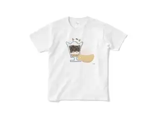 あくまじカフェ喫茶Tシャツ でびる②-白Sの公式画像