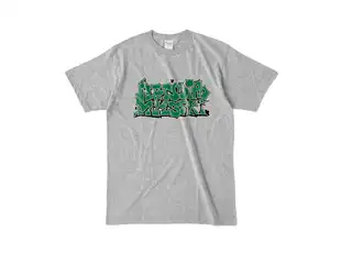 夏色まつり　誕生日記念Tシャツ　LOGO（グレー） カラーTシャツ - L - 杢グレー (濃色)の公式画像