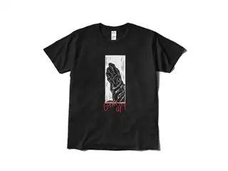 Etna Crimson "GEAR UP" Original T-Shirt Design B - Black Lの公式画像