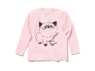 鷹宮リオン オリジナルロングスリーブTシャツ ワトソンロングスリーブTシャツ ライトピンク - Sの公式画像
