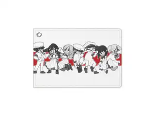 【にじ歌謡期間限定】パスケース パスケース_白黒の公式画像