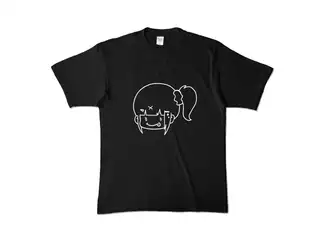 早瀬走 オリジナルカラーTシャツ ぺろりんはやちぇTシャツ - XL - ブラックの公式画像