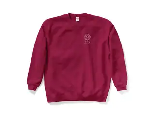 本間ひまわり オリジナルスウェット 本間ひまわり オリジナルスウェット くまわりスウェット - XL - バーガンディの公式画像