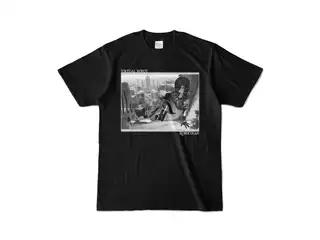 ＜新＞　ロボ子さん バーチャルロボットTシャツ「モノクロ黒」 カラーTシャツ - S - ブラック (濃色)の公式画像