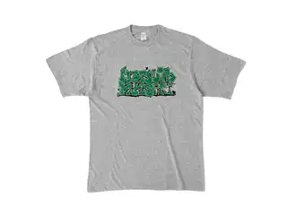 夏色まつり　誕生日記念Tシャツ　LOGO（グレー） カラーTシャツ - XL - 杢グレー (濃色)の公式画像