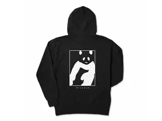 緑仙　普段使えるパーカーその2（パンダ） パーカー - XL - ブラックの公式画像