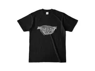 月ノ美兎 納豆カラーTシャツ カラーTシャツ - S - ブラックの公式画像