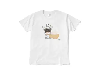 あくまじカフェ喫茶Tシャツ でびる②-白Lの公式画像