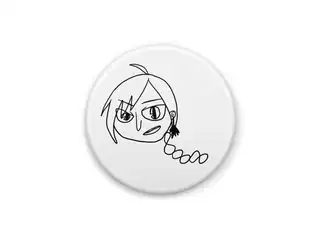 Vtuberロック革命2021 オリジナル缶バッジ 缶バッジ - 32mm 緑仙の公式画像