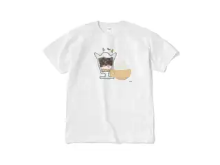 あくまじカフェ喫茶Tシャツ でびる②-白XLの公式画像