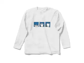 かなえのおみせ オリジナルロングスリーブＴシャツ ホワイト - Sの公式画像