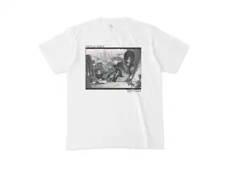 ロボ子さん バーチャルロボットTシャツ「モノクロ白」 Tシャツ - M - 白の公式画像