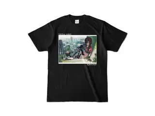 ＜新＞　ロボ子さん バーチャルロボットTシャツ「黒」 カラーTシャツ - S - ブラック (濃色)の公式画像