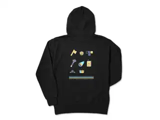 星街すいせい 今日もかわいいパーカー パーカー - XL - ブラックの公式画像