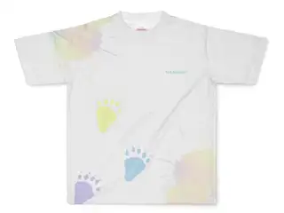 森中花咲 オリジナルフルグラフィックTシャツ フルグラフィックTシャツ - L -(白)の公式画像