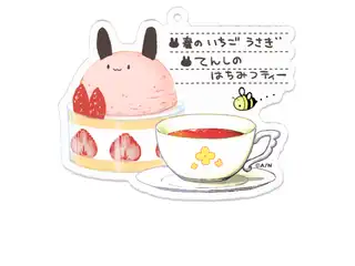 あくまじカフェ喫茶アクリルキーホルダー 夜見①-70mm x 70mmの公式画像