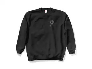 本間ひまわり オリジナルスウェット くまわりスウェット - XL - ブラックの公式画像