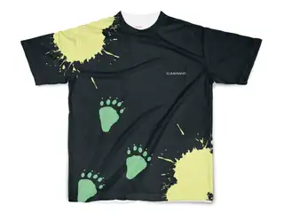 森中花咲 オリジナルフルグラフィックTシャツ フルグラフィックTシャツ - S -(黒)の公式画像