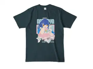 天宮こころ のゆめふわＴシャツ カラーTシャツ - L - デニムの公式画像