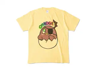 荒咬オウガ 活動半年&4万人記念オリジナルTシャツ 【ライトイエロー・Mサイズ】チュンがみTシャツの公式画像