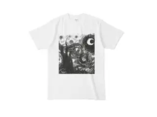 鷹宮リオン 〇月夜Tシャツ Tシャツ - L - 白