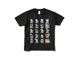 夜見れな オリジナルTシャツ(短納期) ハト図鑑_黒 - Sの公式画像