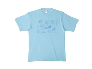 天宮こころ 夏グッズ2023/色Tシャツ みゃがいっぱいてぃー - ライトブルー -XLの公式画像