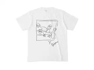 鷹宮リオン　ゲ◯ニカTシャツ ゲ◯ニカTシャツ - M - 白の公式画像