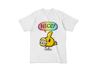 荒咬オウガ 活動半年&4万人記念オリジナルTシャツ 【アッシュ・Lサイズ】ないすっちぃTシャツの公式画像