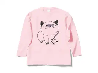 鷹宮リオン オリジナルロングスリーブTシャツ ワトソンロングスリーブTシャツ ライトピンク - Lの公式画像