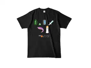 着るタイプのあさココ カラーTシャツ - L - ブラック (濃色)の公式画像