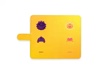 【限定色】本間ひまわり オリジナルスマホケース 【限定色】手帳型Androidケース - L - ストラップ穴 なしの公式画像