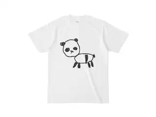 緑仙のパンダシャツ Tシャツ - Sの公式画像