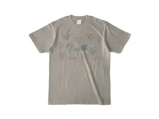 天宮こころ 夏グッズ2023/色Tシャツ みゃがいっぱいてぃー - シルバーグレー -Sの公式画像